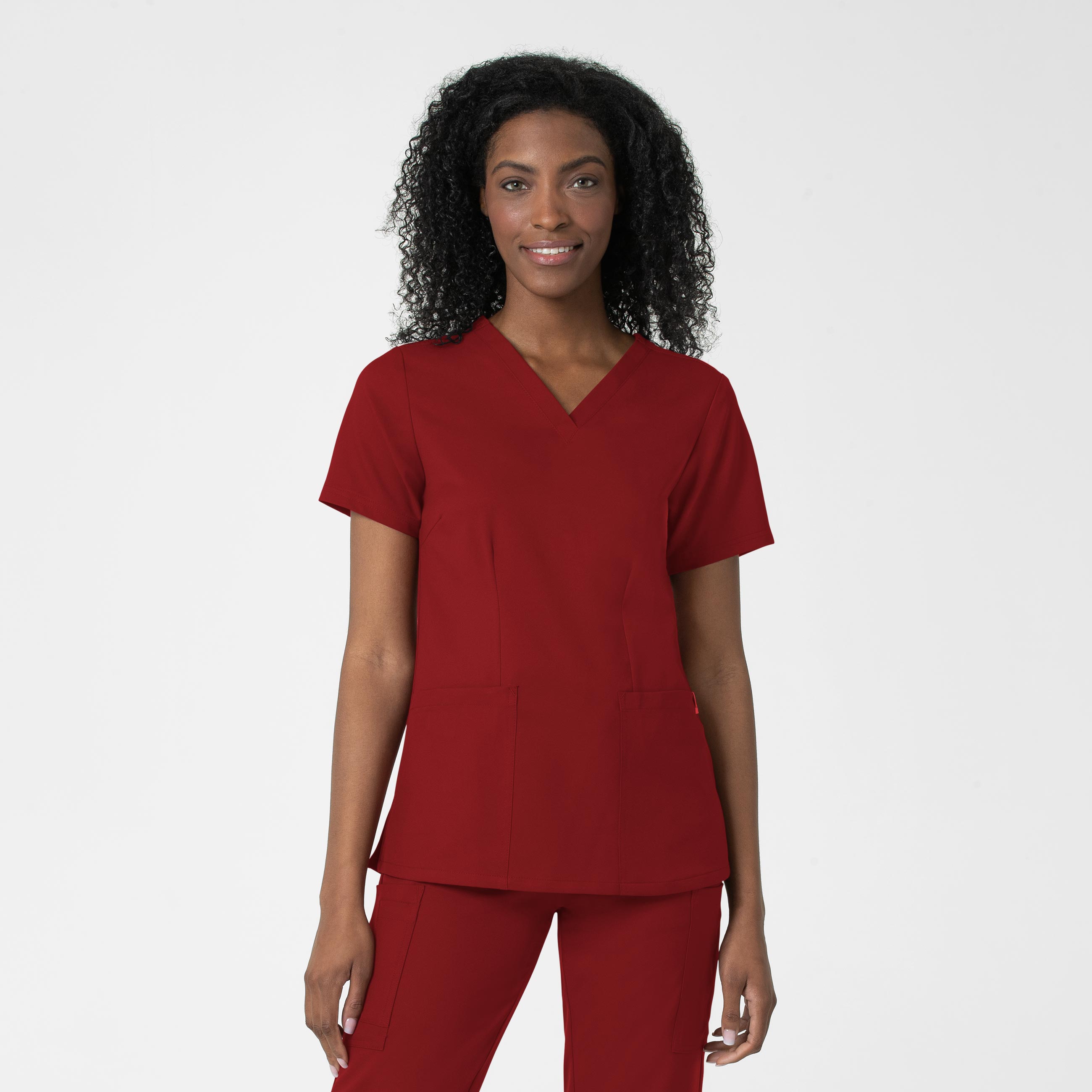 THRIVE 6122 Women&#8216;s Fitted 3-Pocket V-Neck Scrub Top by WonderWink-Wonder Wink