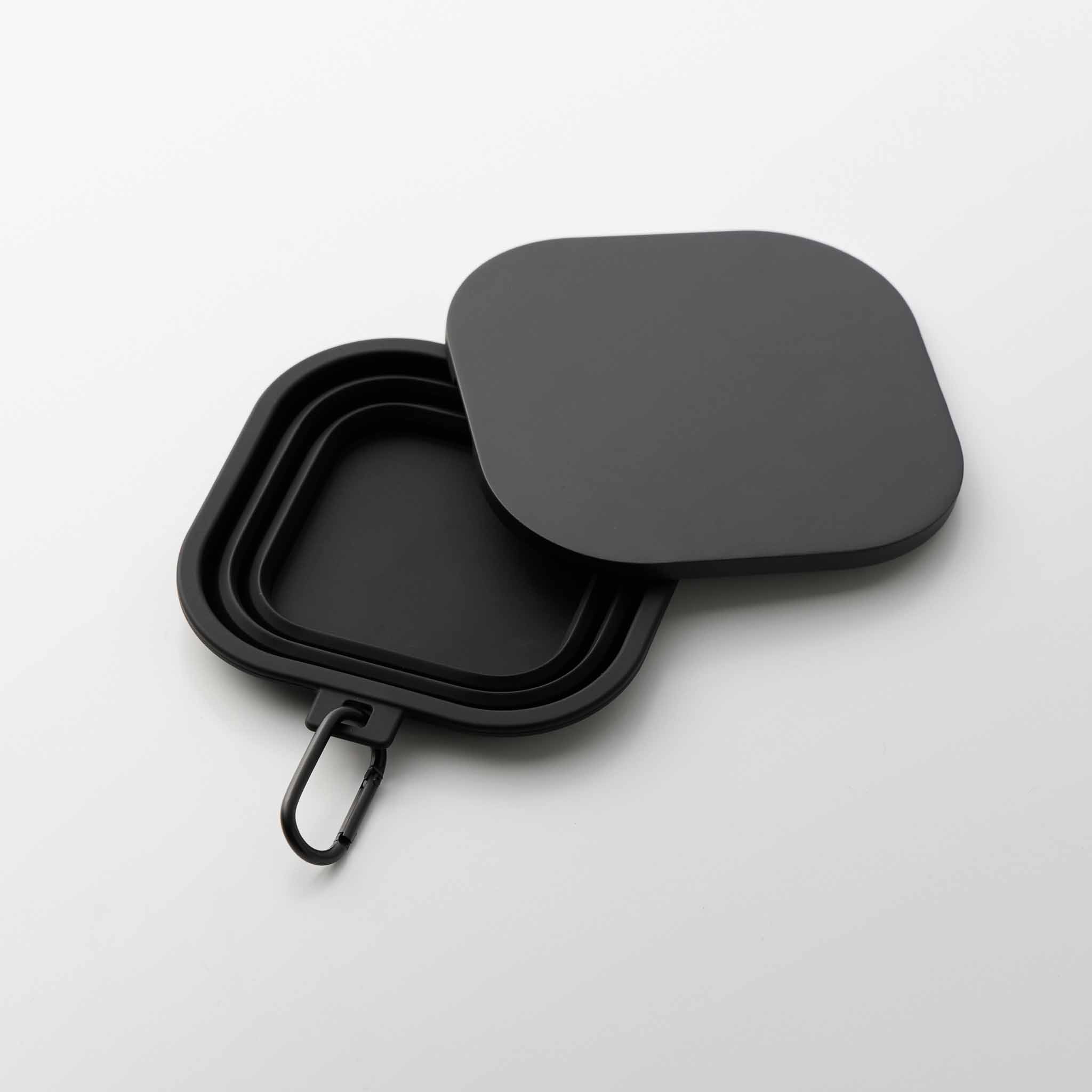 Foldable Pet Food Bowl S : Leak-Free Storage After Use