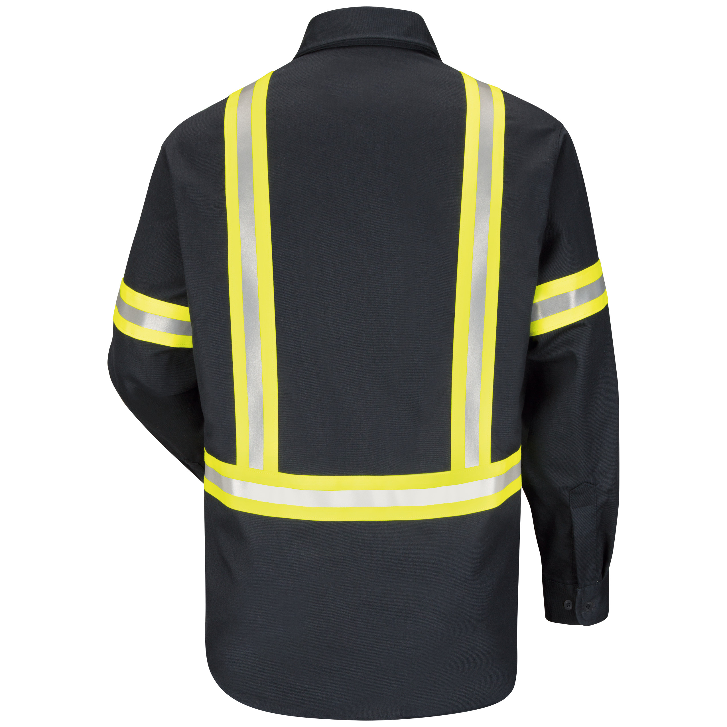 Picture of Bulwark® SLDT Men's Midweight FR Enhanced Visibility Uniform Shirt