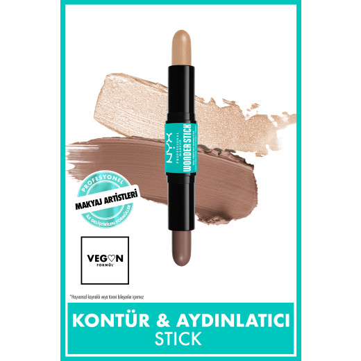 wonder stick çift taraflı krem kontür & aydınlatıcı stick - fair