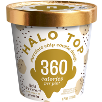 Chocolate Chip Cookie Dough Light Ice Cream Pint, 16 fl oz
