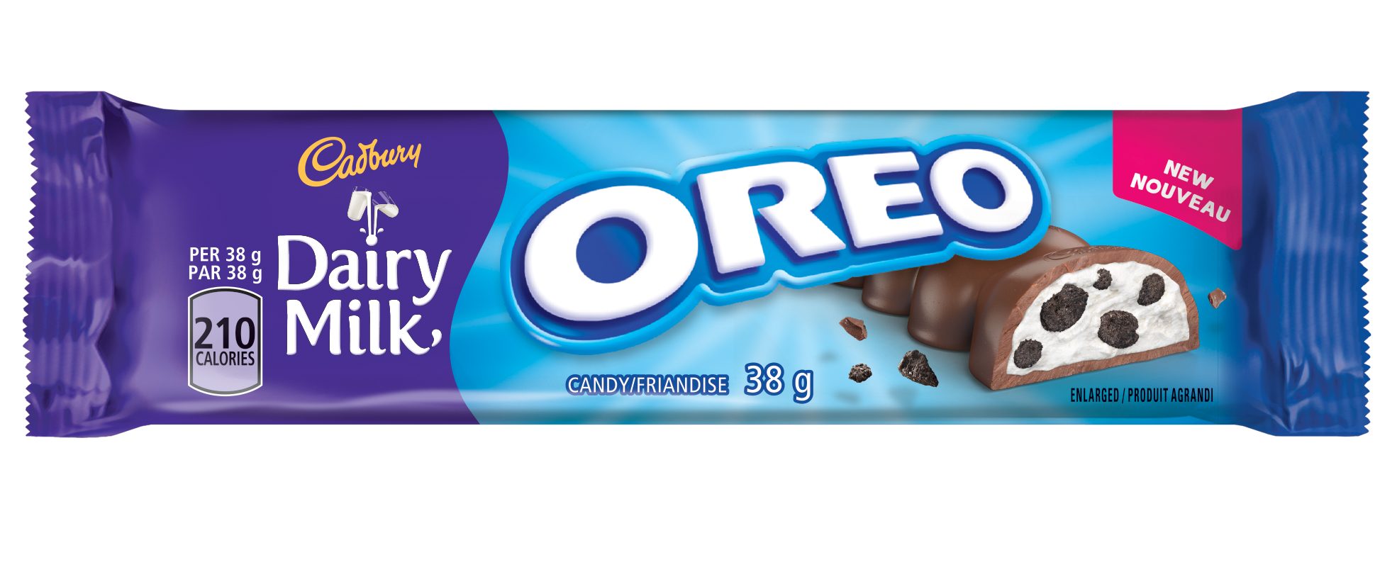 Cadbury Dairy Milk OREO, tablette de 38 g-1