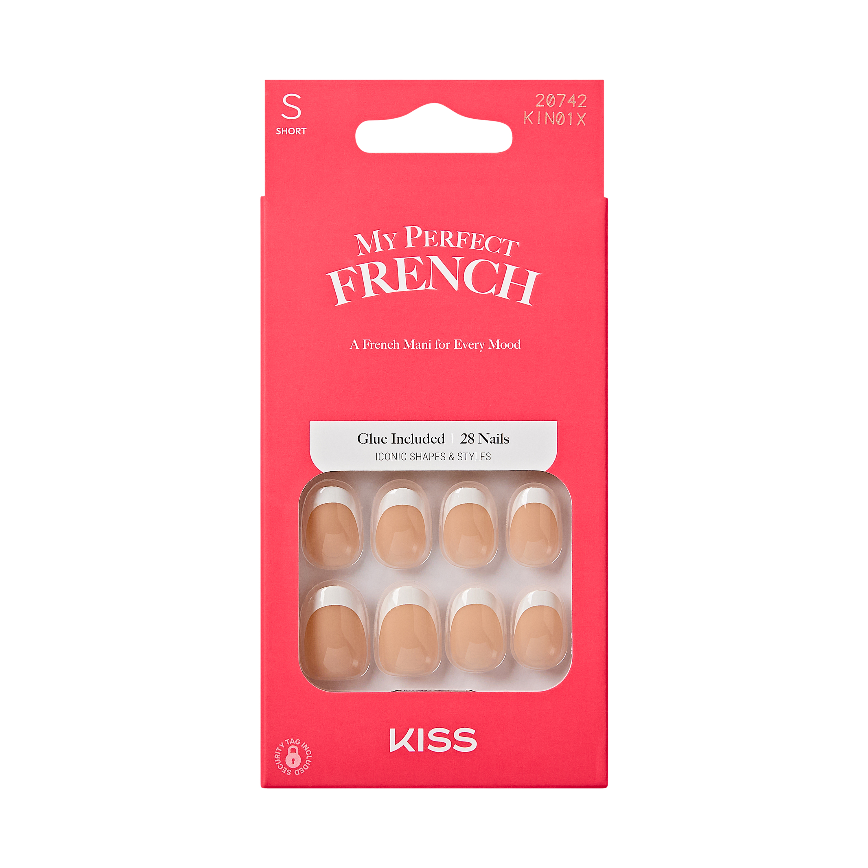 KISS My Perfect French Press On Glue Nails - My Shine