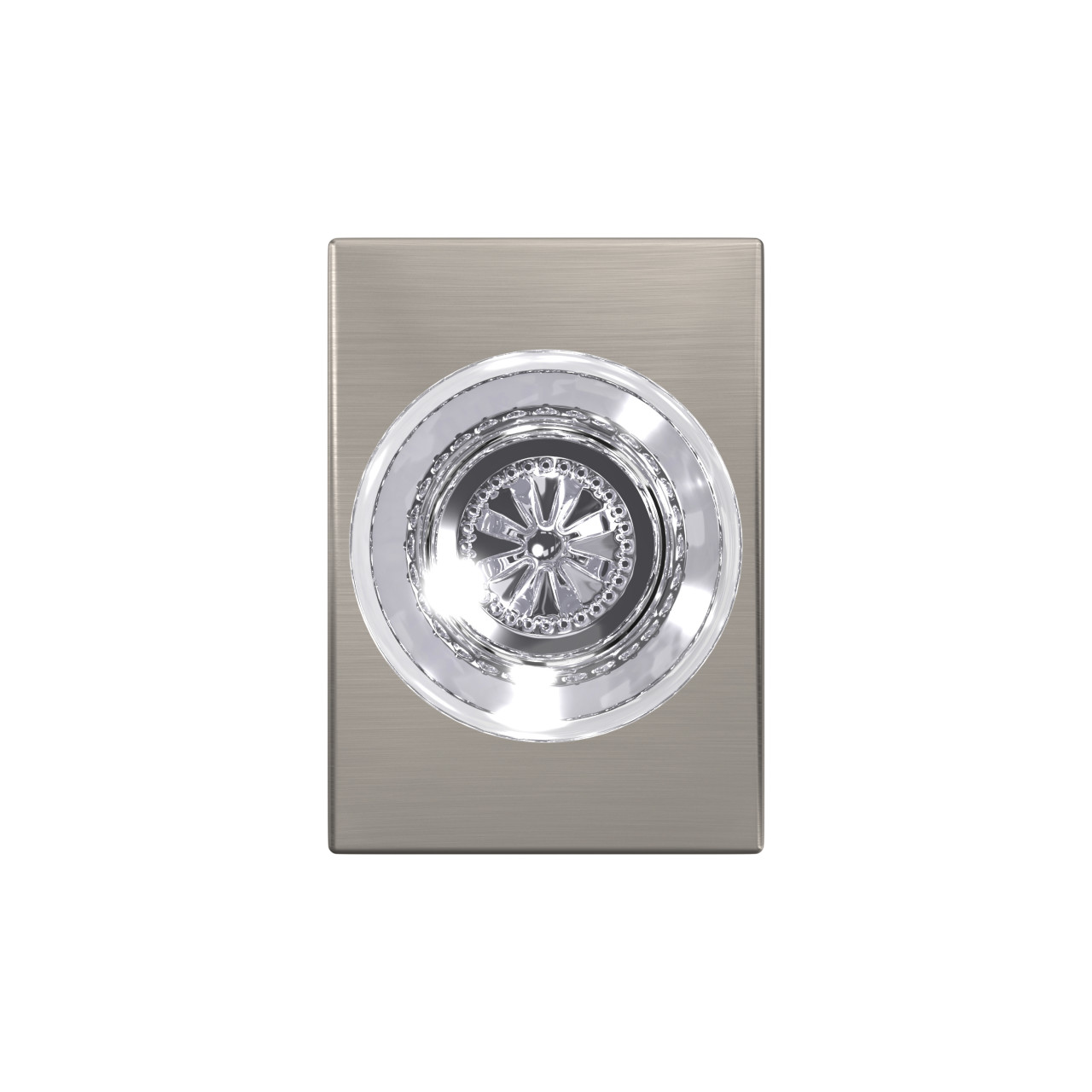 Custom Hobson Glass Knob Combined Interior Hall-Closet and Bed-Bath Lock
