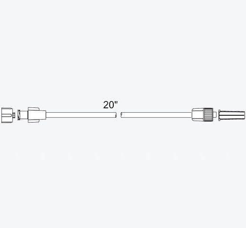 Medex® Extension Set 21" Male Luer Lock Adapter - 50/Case