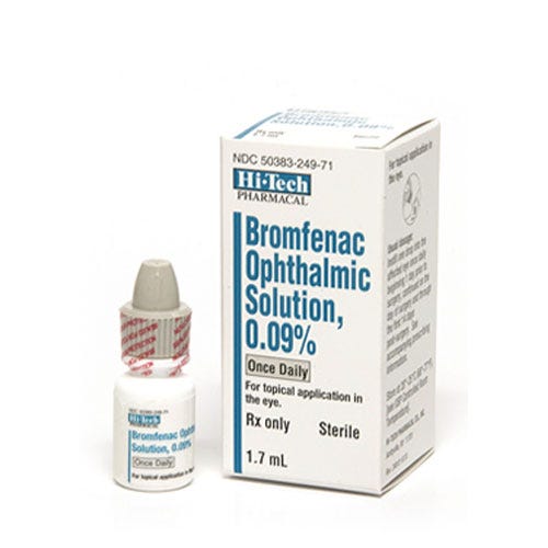 Bromfenact Opthalmic Solution 0.09%, 1.7 ml Bottle