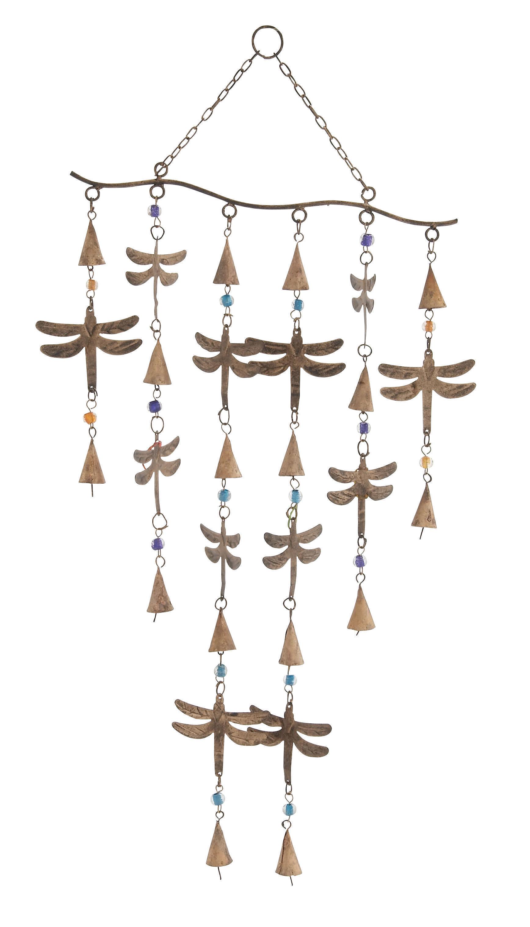 Brass Metal  Windchime, 13" x 1" x 30"