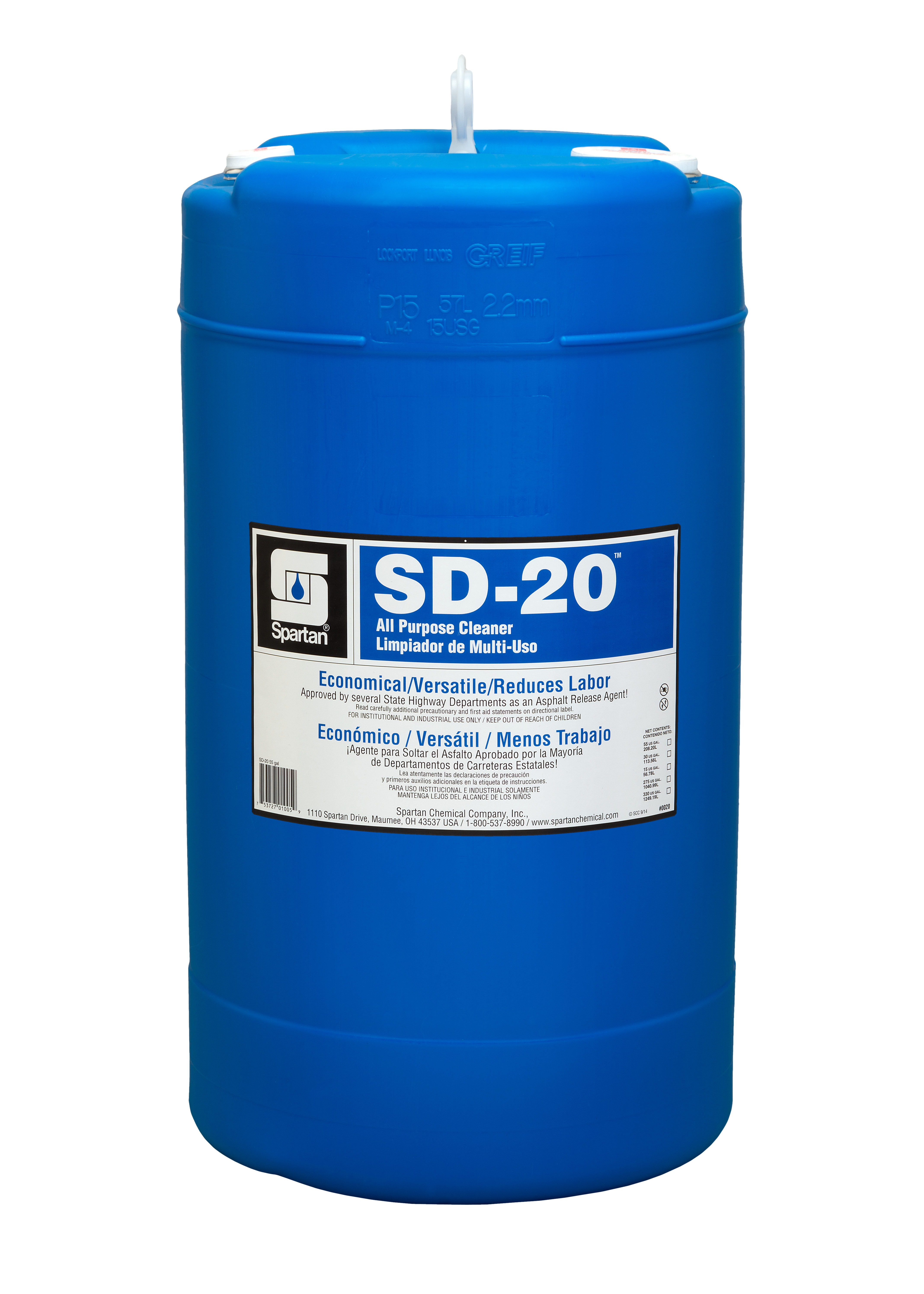 Spartan Chemical Company SD-20, 15 GAL DRUM