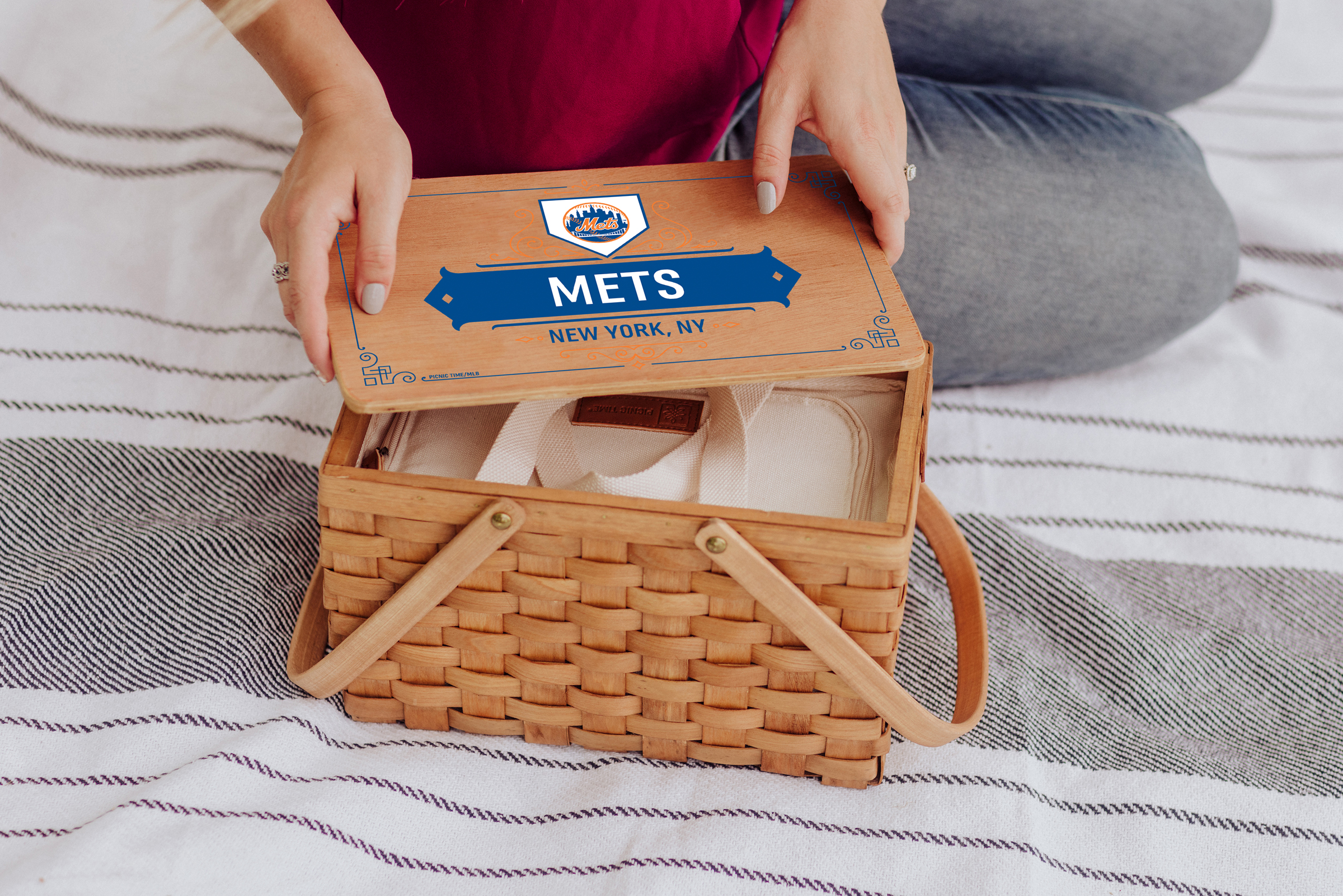 New York Mets - Poppy Personal Picnic Basket