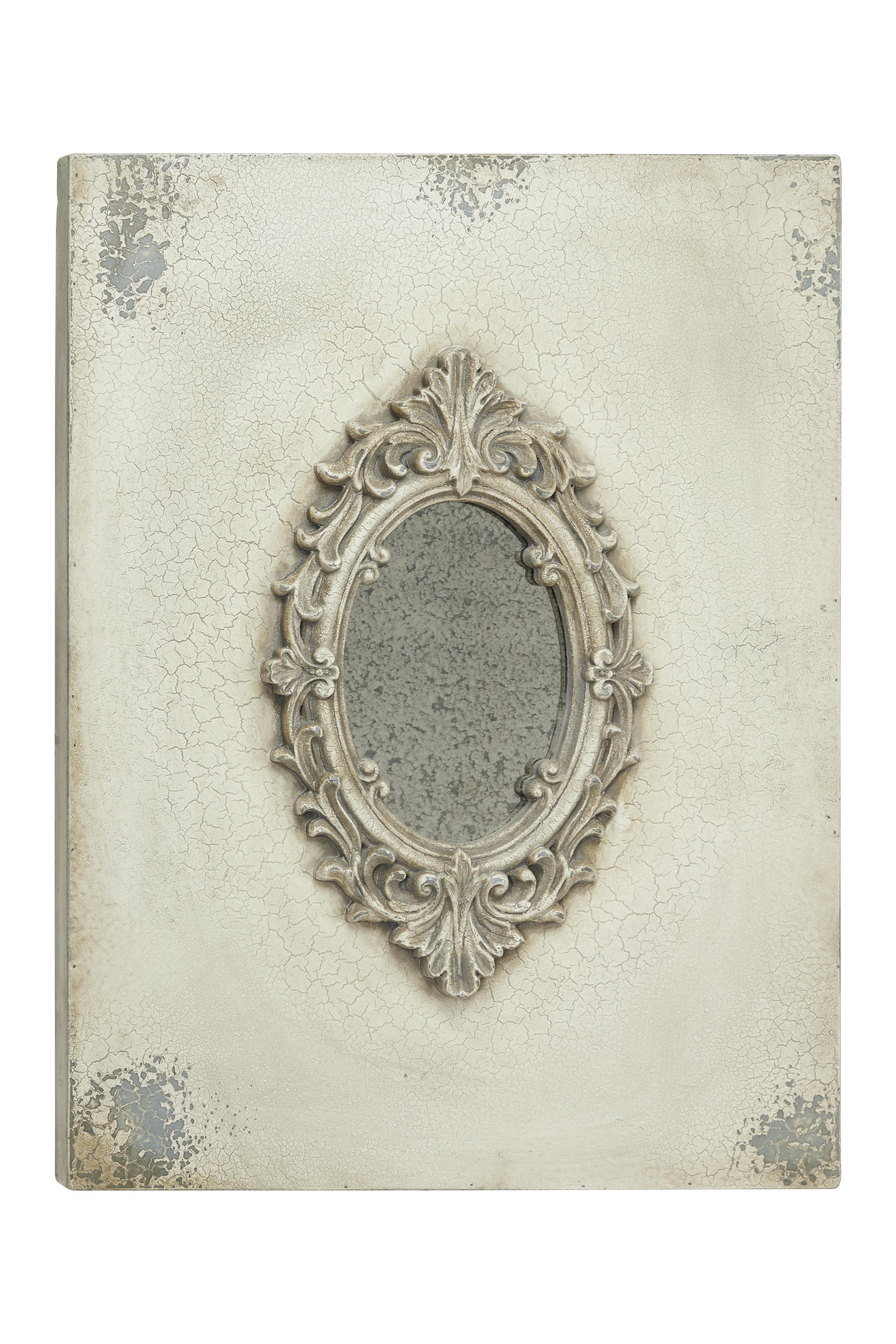 White Wood Floral Wall Decor, 24\" x 2\" x 32\" SET OF 2