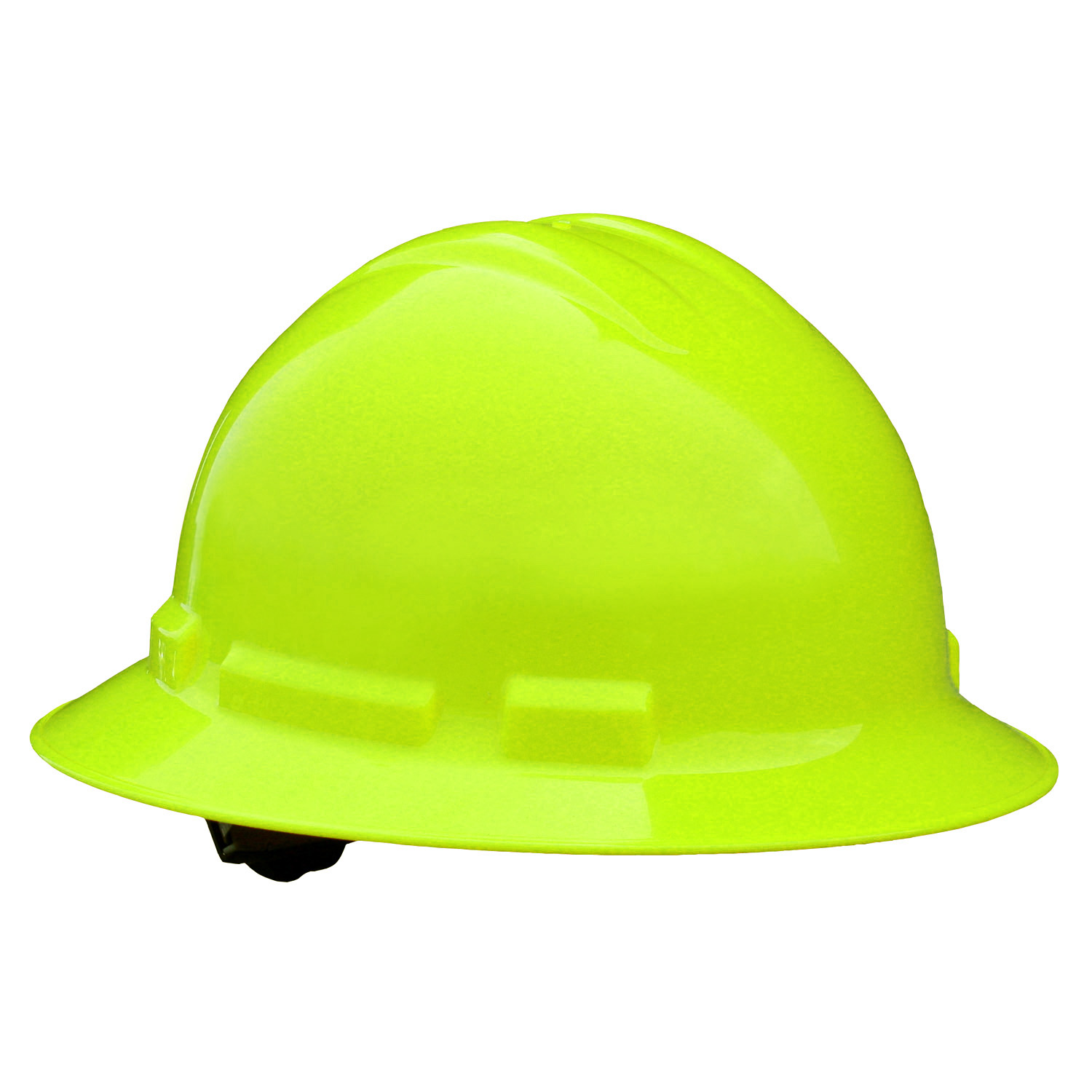 Quartz™ Full Brim 4 Point Ratchet Hard Hat - Hi-Vis Green
