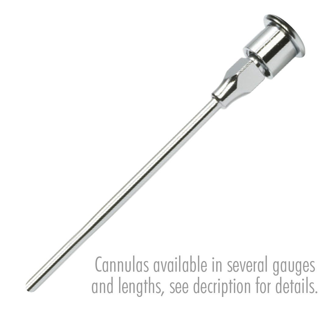 ACE Irrigation Cannula- Stainless Steel 18g x 2-1/2", straight