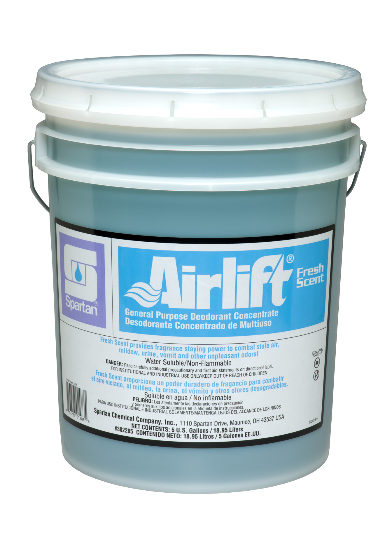 Spartan Chemical Company Airlift Fresh Scent, 5 GAL PAIL