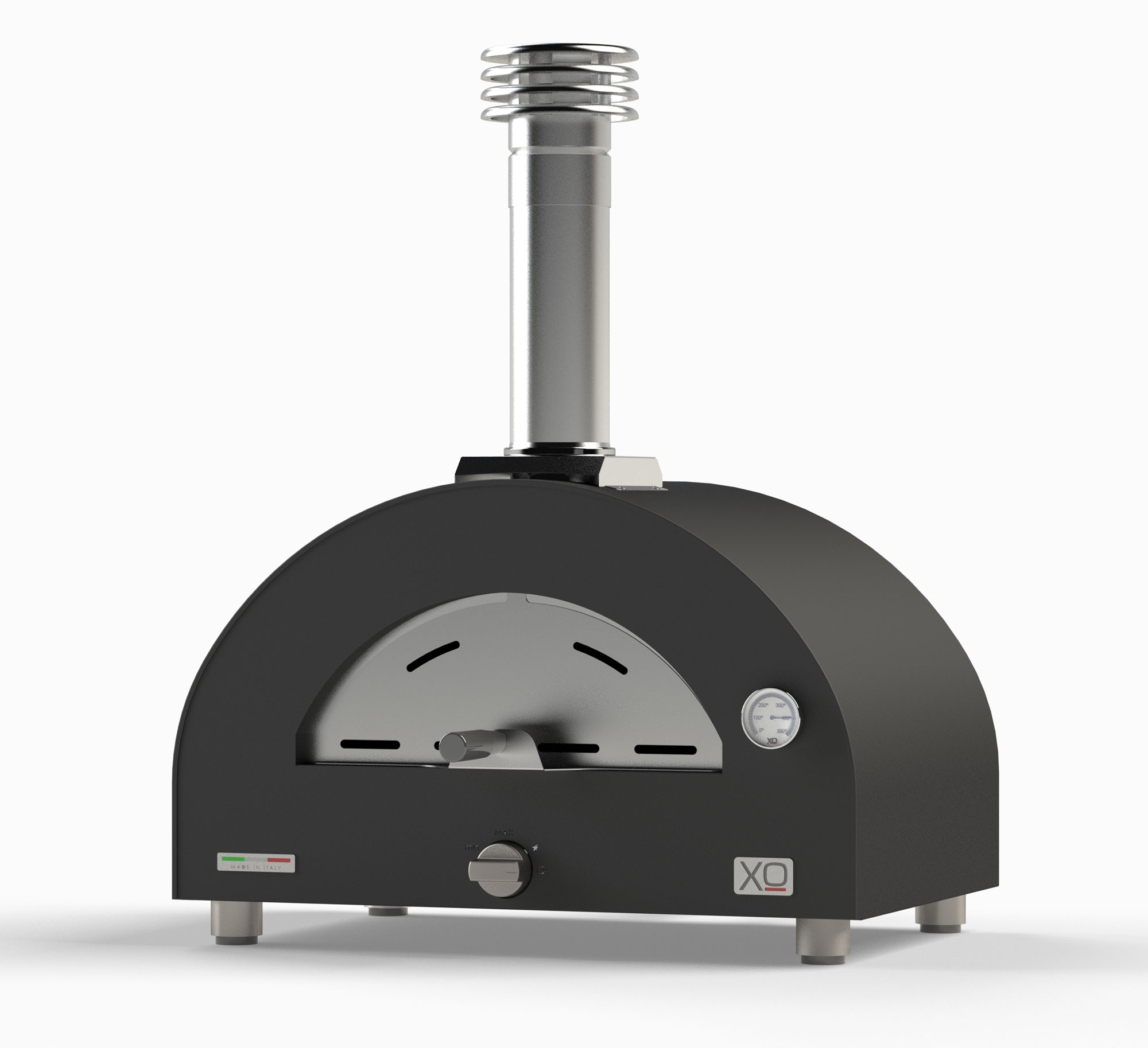 XO Appliances Tabletop Gas Fired Pizza Oven Carbona (Black), Propane
