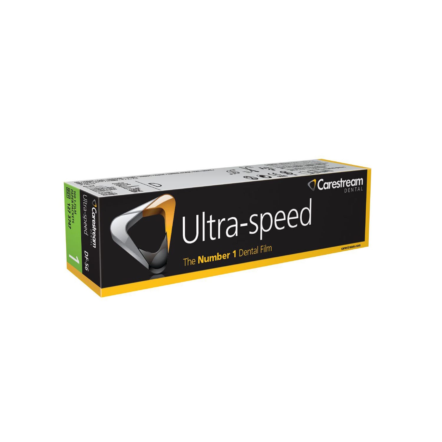 Ultra-speed Dental Film, Size 1, DF-56, Paper Packets - 100/Box