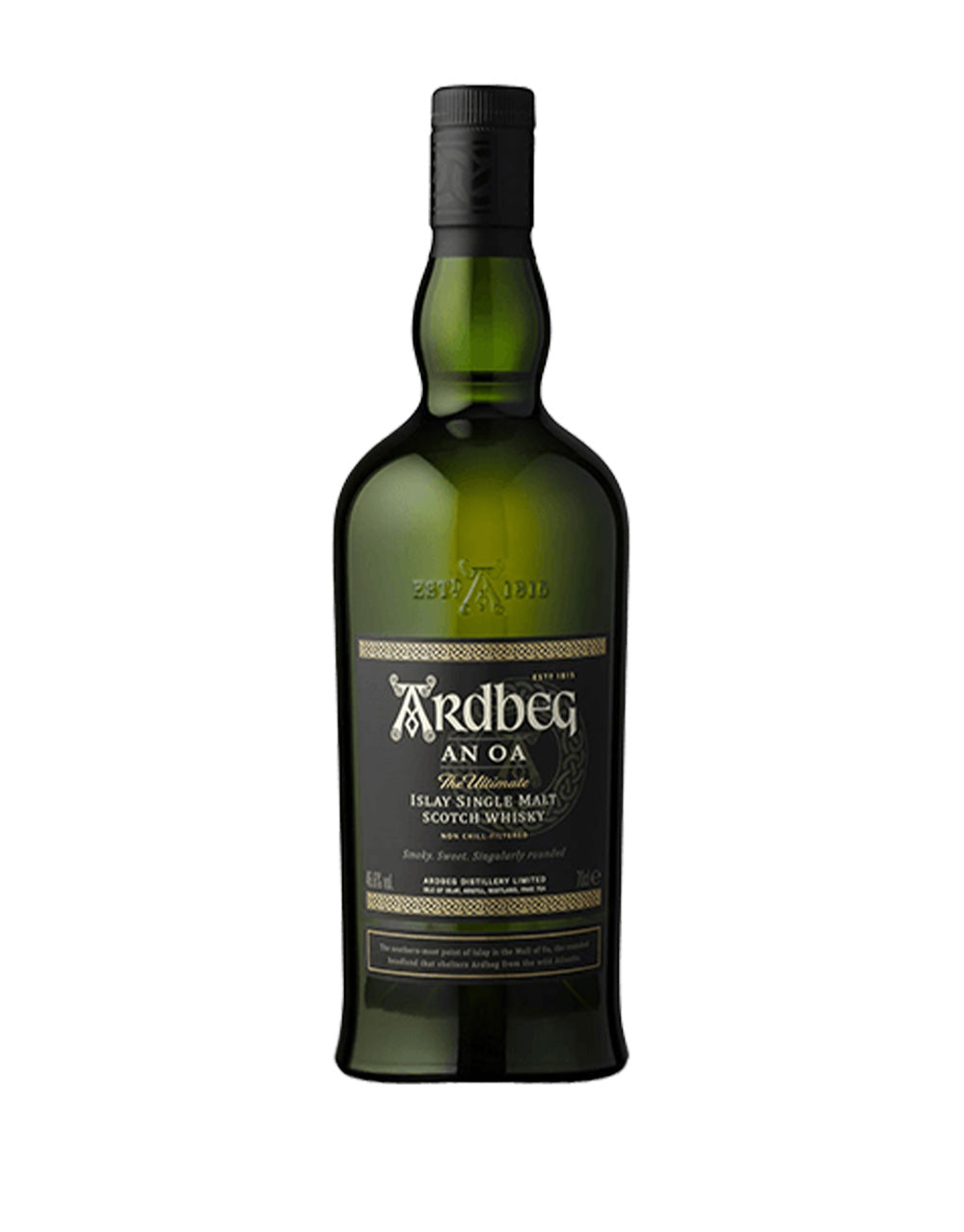 ARDBEG AN OA SINGLE MALT WHISKY