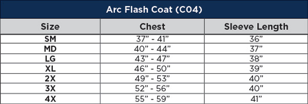 Sizing Chart