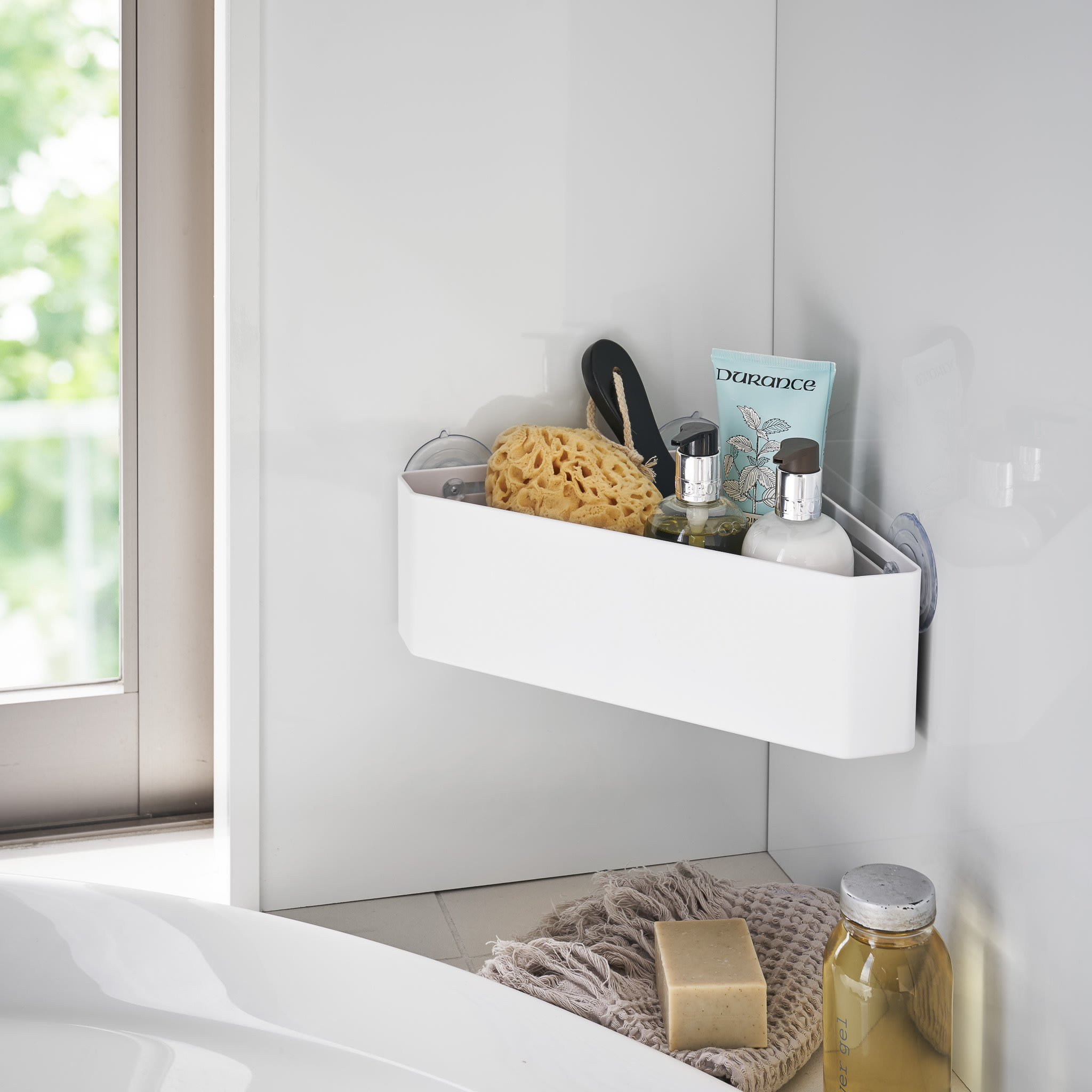 Bathroom Corner Rack : Space-Saving Corner Design
