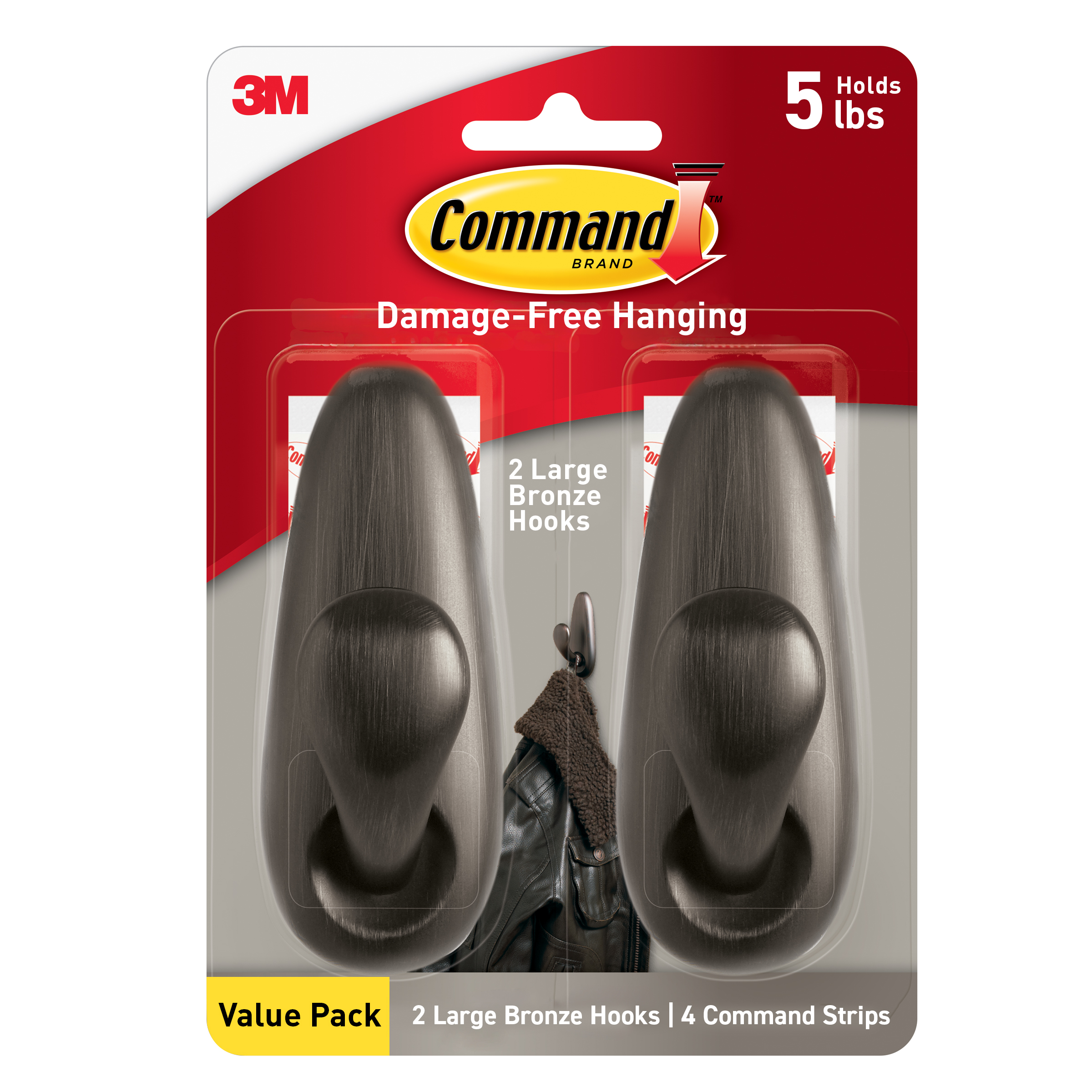 SKU 7100085155 | Command™ Large Forever Classic Oil Rubbed Bronze Metal Hook