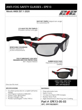 Product Sheet for EPE13-05-06