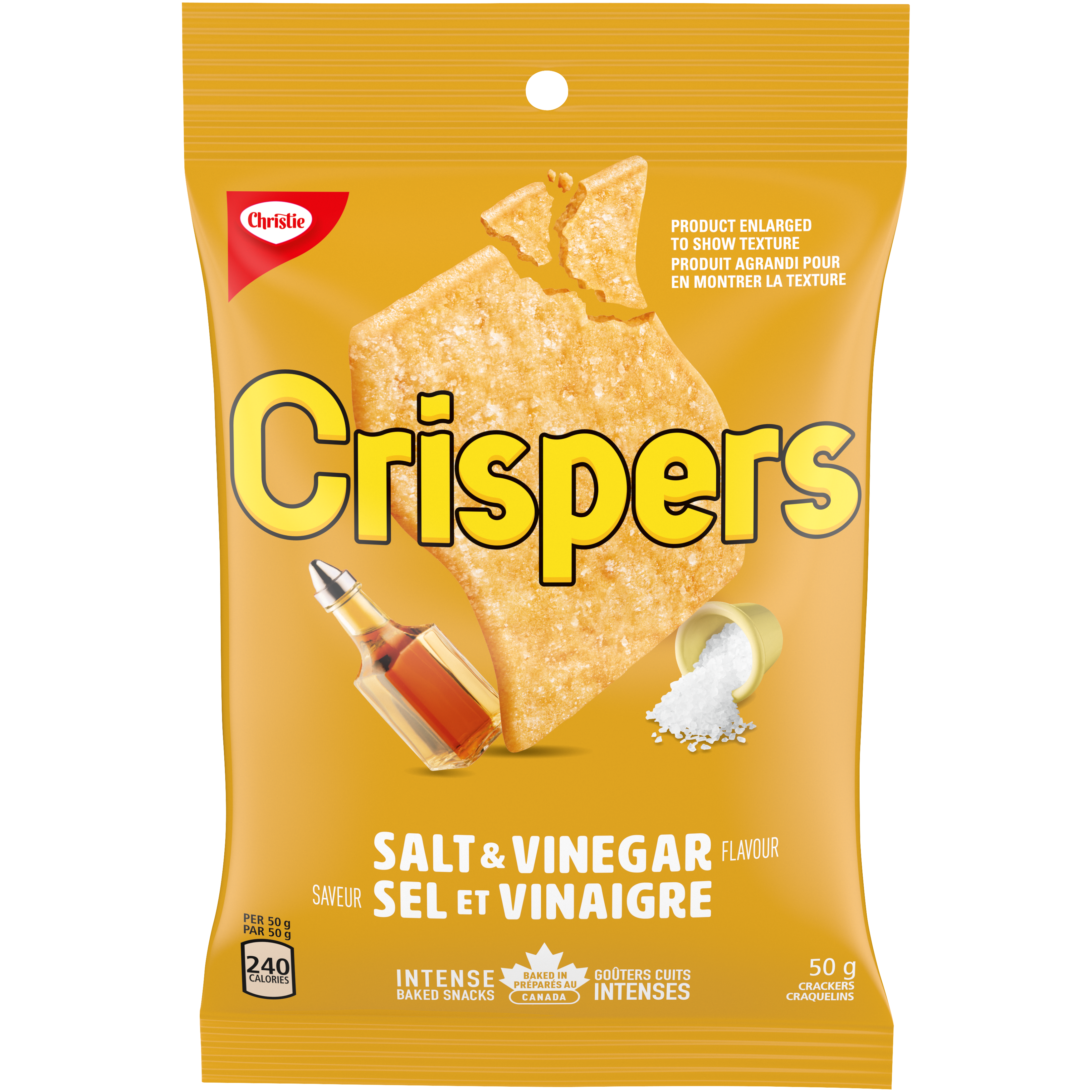 Crispers Salt And Vinegar Crackers 50 G