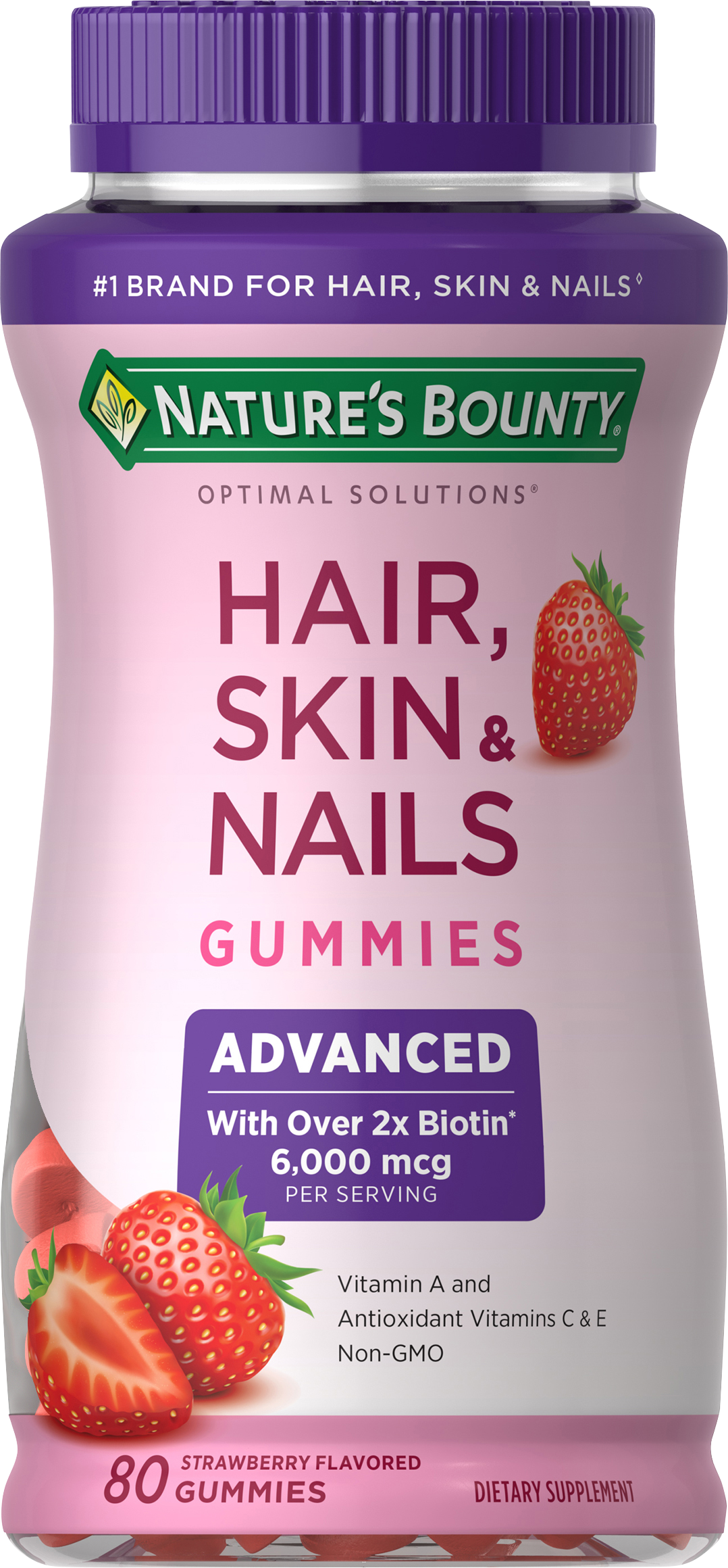 Nature's Bounty® Advanced Hair, Skin & Nails Gummies