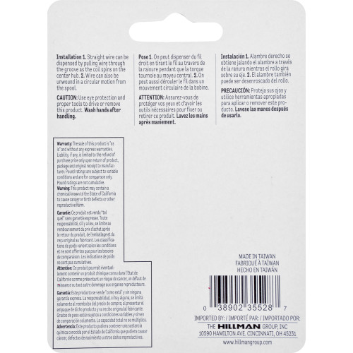 Hillman Hobby Wire Brass (28 x 75') 2lb