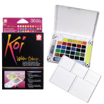 Sakura Koi Water Colors Field Sketch Box with Brush 30 Colors