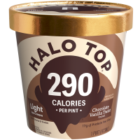 Chocolate Vanilla Twist Light Ice Cream, 16 fl oz Pint