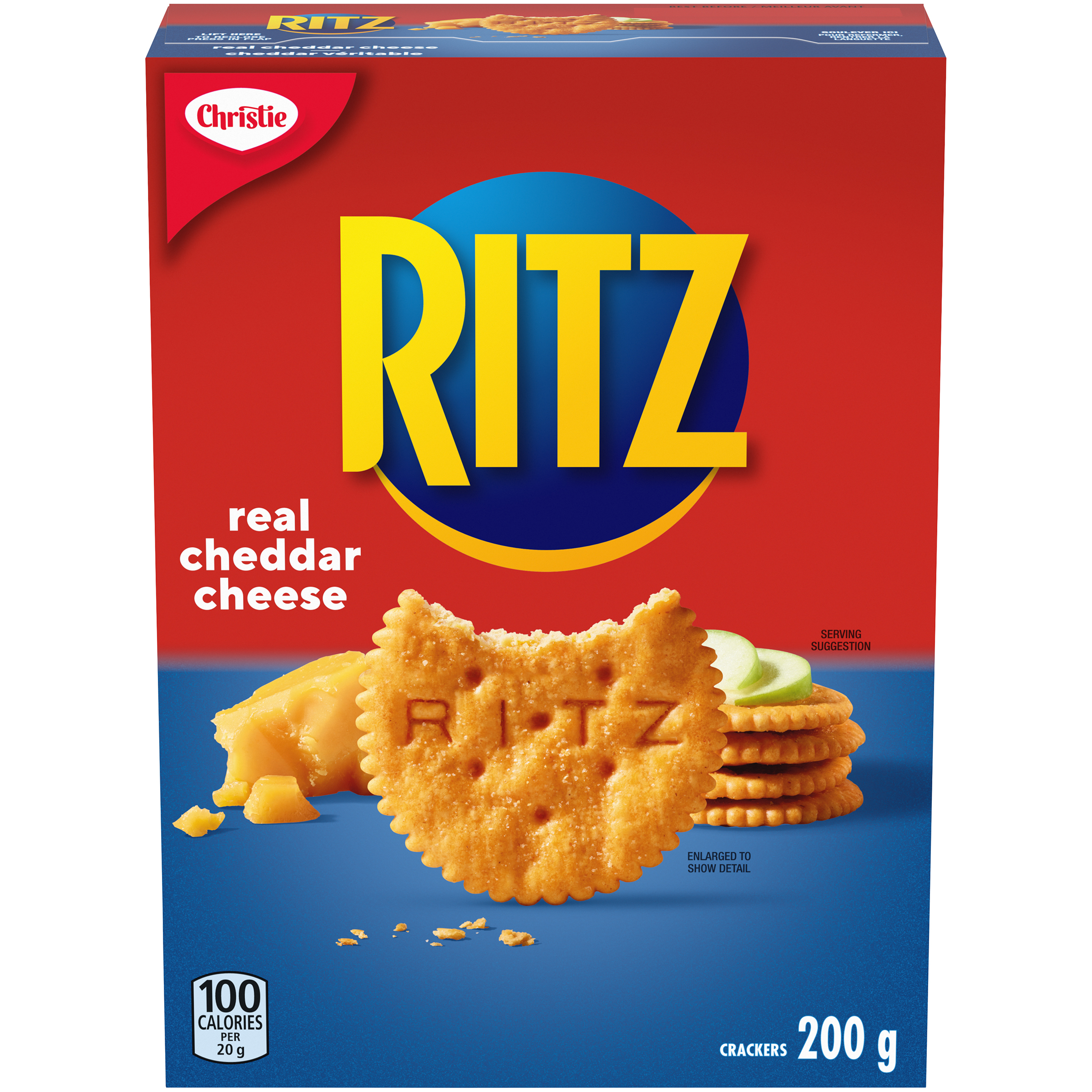 RITZ Real Cheddar Cheese Crackers, 200 g-0