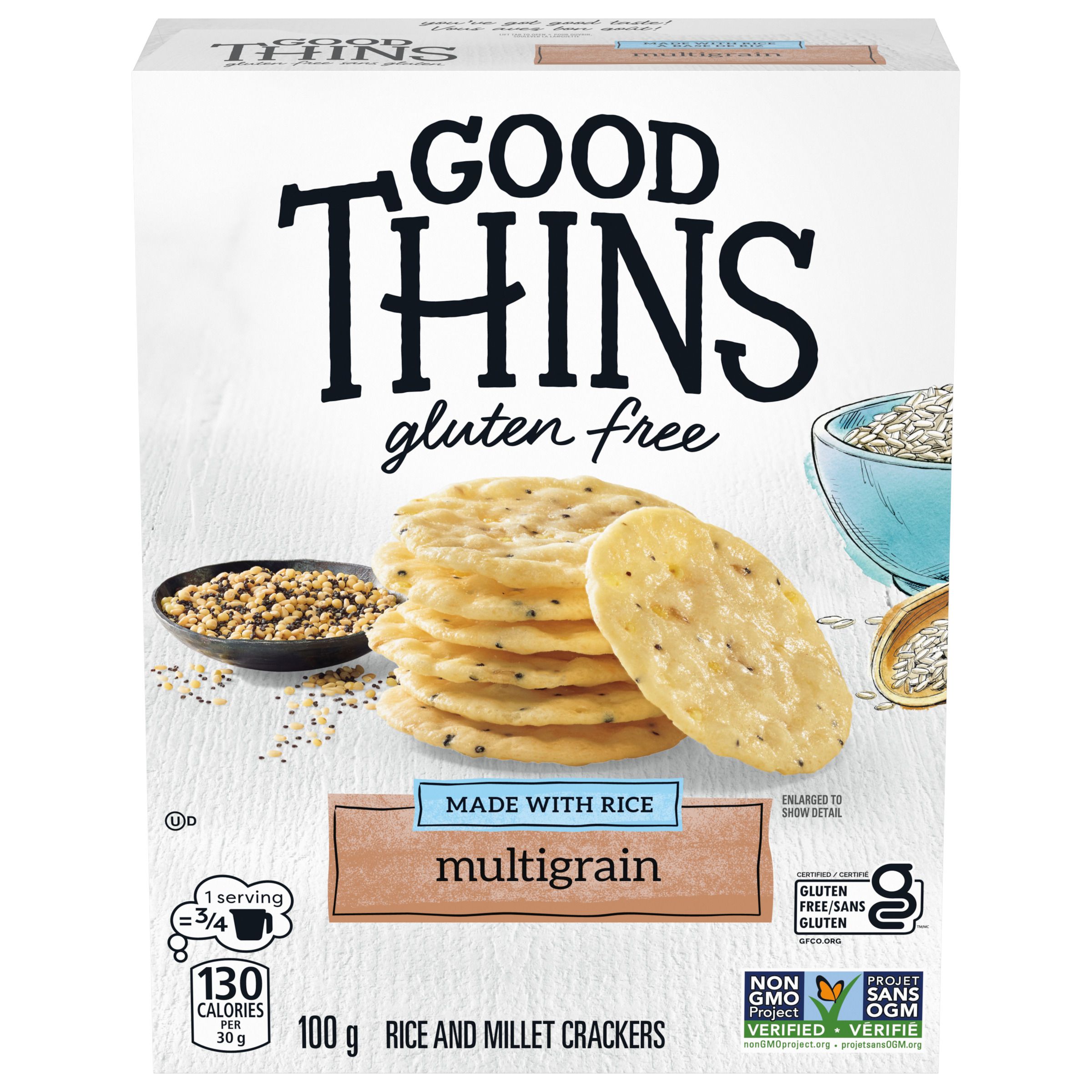 Good Thins Rice Multigrain Crackers 100 G-0