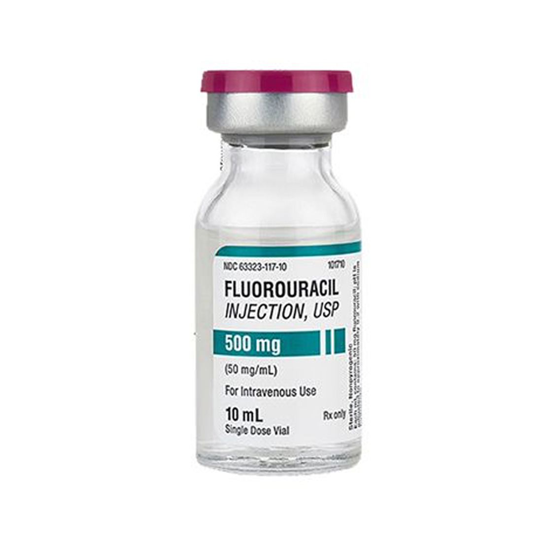 Fluorouracil 50mg/ml 10ml Single Dose Vial