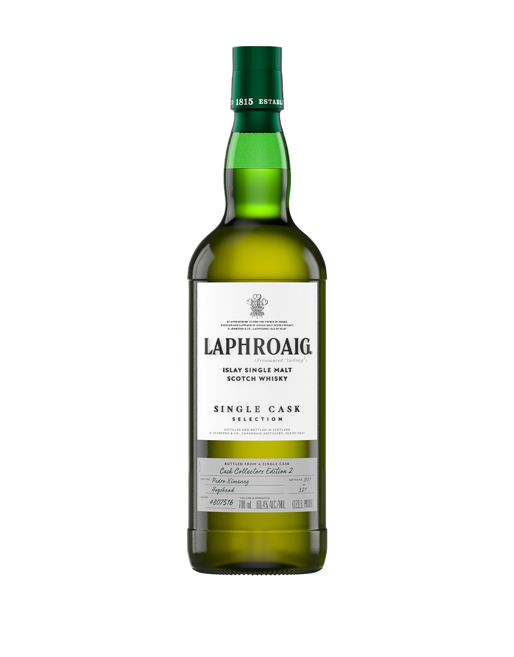 LAPHROAIG 2014 PEDRO XIMENEZ HOGSHEAD SINGLE CASK S0B12