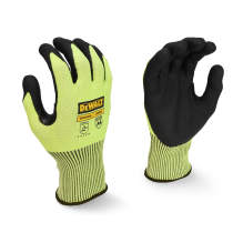 DEWALT DPG855 Hi-Vis Foam Nitrile A4 Cut Glove