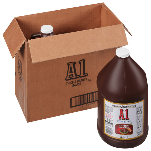  A.1. Thick & Hearty Steak Sauce, 1 gal. Jugs (Pack of 2) 