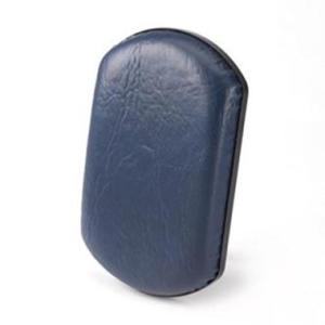 Upholstered Standard-Style Legrest Pad, Midnight Blue with Black Base