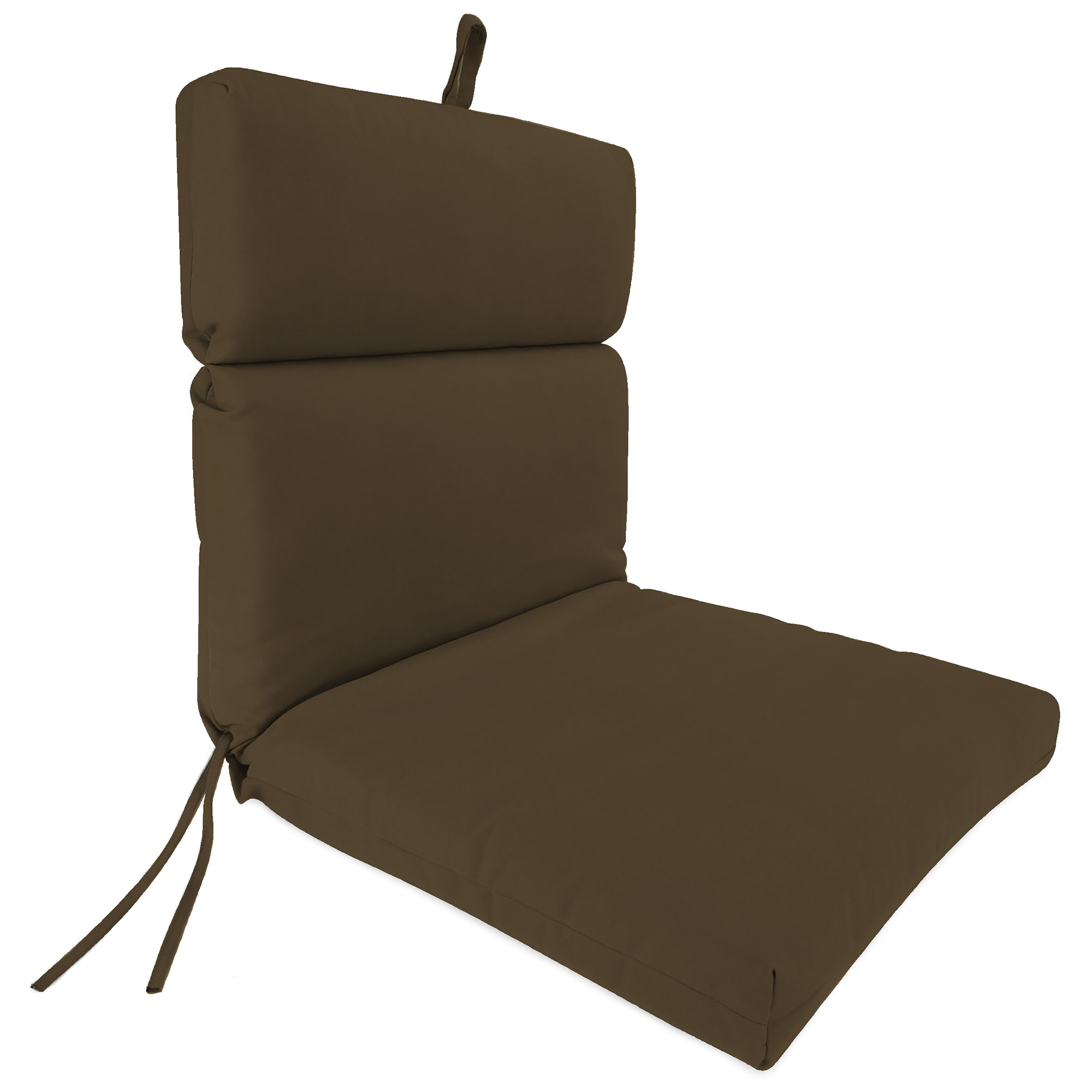 New Outdoor Dining Lounge Chair Cushion with Ties and Loop 22" x 44", UV Treated - Picture 21 of 24