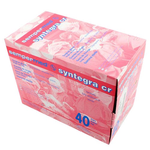 Syntegra CR® Surgeon Glove Size 6, Latex-Free, Powder-Free, Textured - 80pr/Box