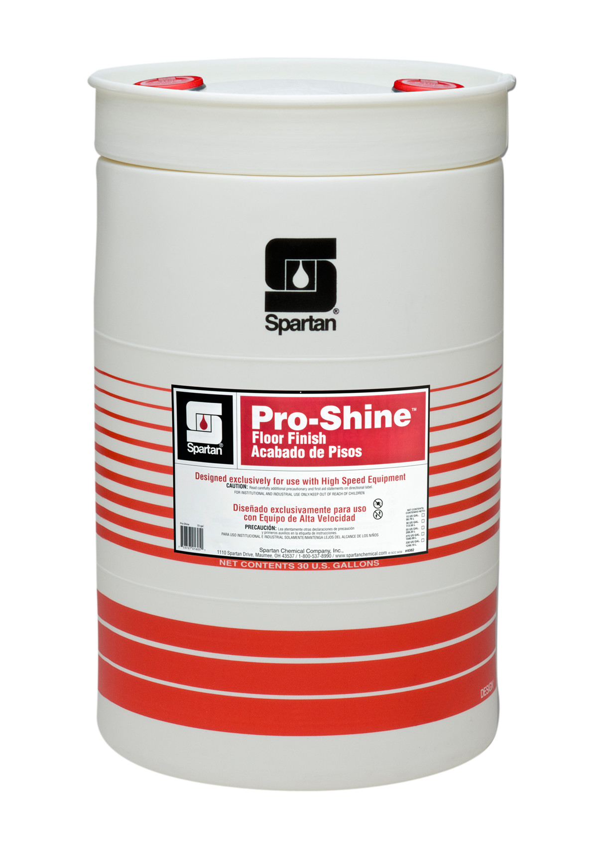 Spartan Chemical Company Pro-Shine, 30 GAL DRUM