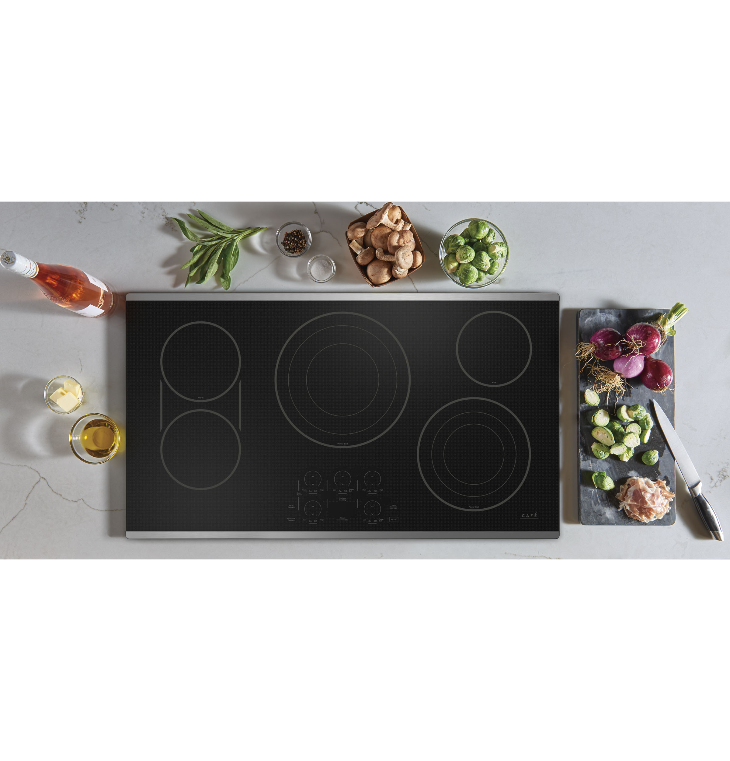 Café™ 36" Stainless Steel Electric Cooktop view 5