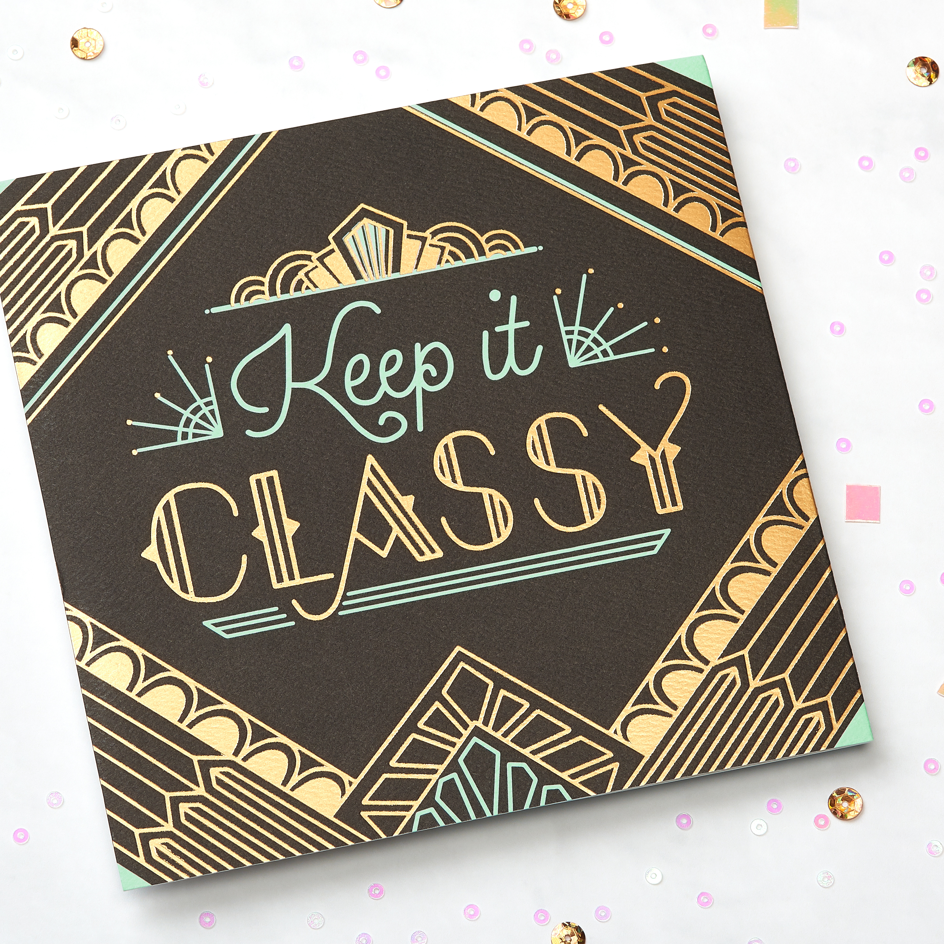 Classy Greeting Card - Birthday, Thinking of You, Congratulations image