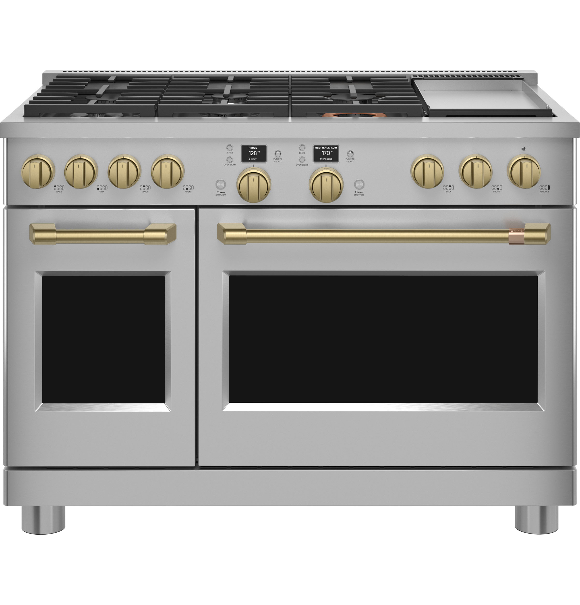 Pro RG — 48" — Knobs,Hndls — Brushed Brass — Not Connectable view 2