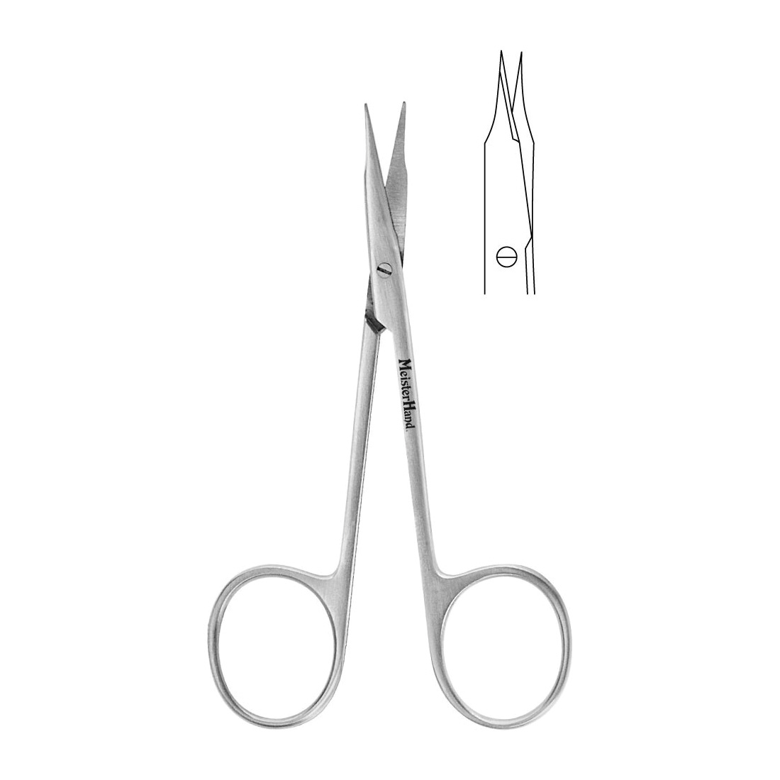Stevens Tenotomy Scissors, Straight, Short Blades w/Sharp Points