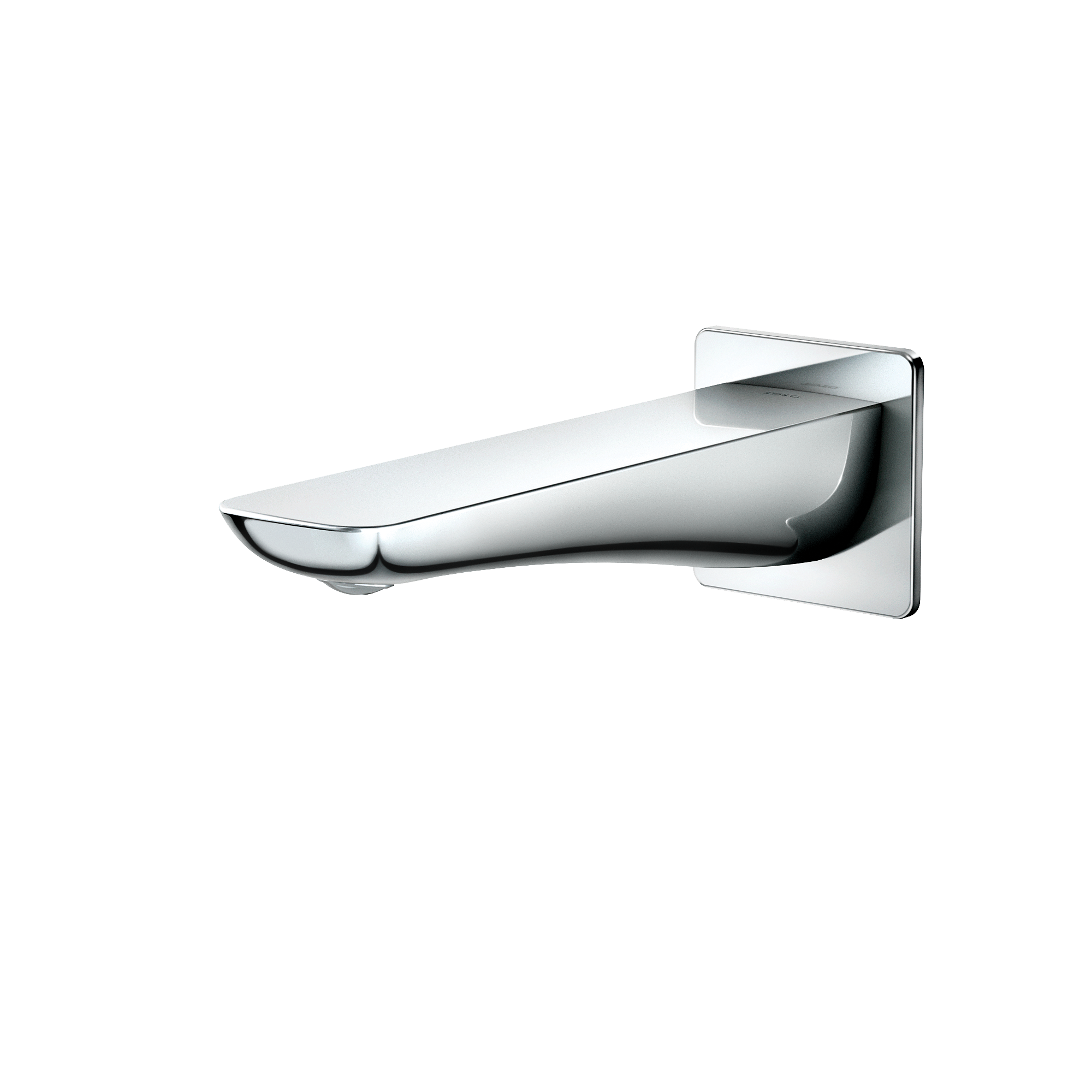 TOTO Modern S Wall Tub Spout, Polished Chrome, Brass, TBG02001U#CP