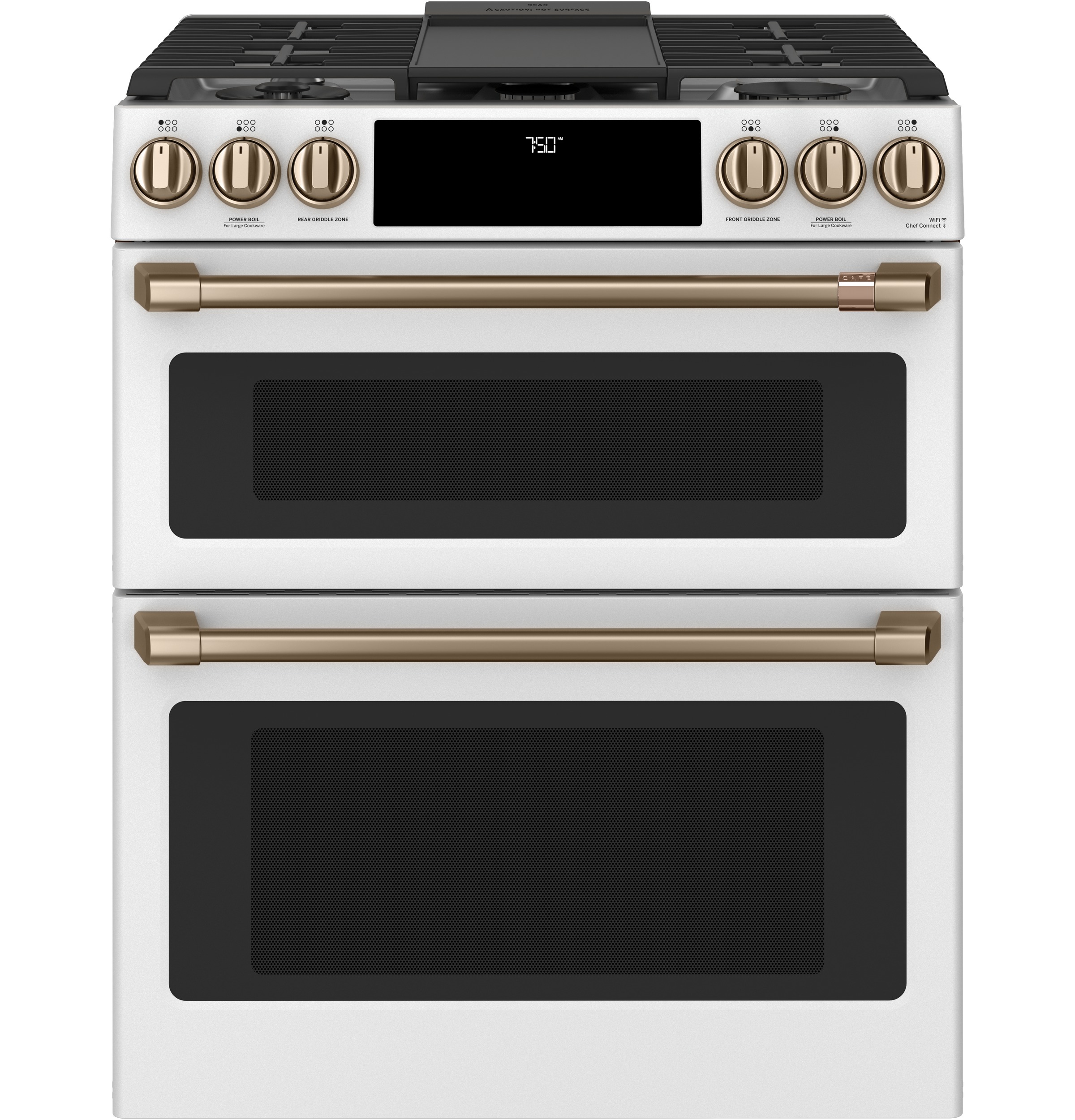 30" S/I — Gas RG — 6 Burners — Slf Cln w/ Stm Cln Opt — Cast Iron Griddle — Dbl Oven — True European Conv — ADA Compliant — Connectable via built-in WiFi view 6