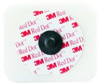 Electrode Red Dot Foam LF Diaphoretic 50/Bag