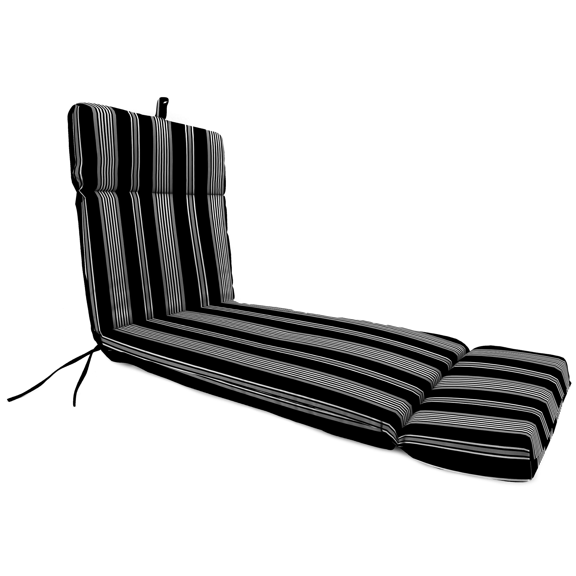 New Outdoor Patio Chaise Lounge Cushion with Ties and Loop 72" x 22", UV Treated - Picture 11 of 18