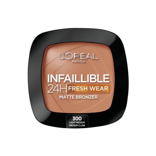 l'oréal paris infaillible 24h fresh wear bronzlaştırıcı pudra - 300 light medium