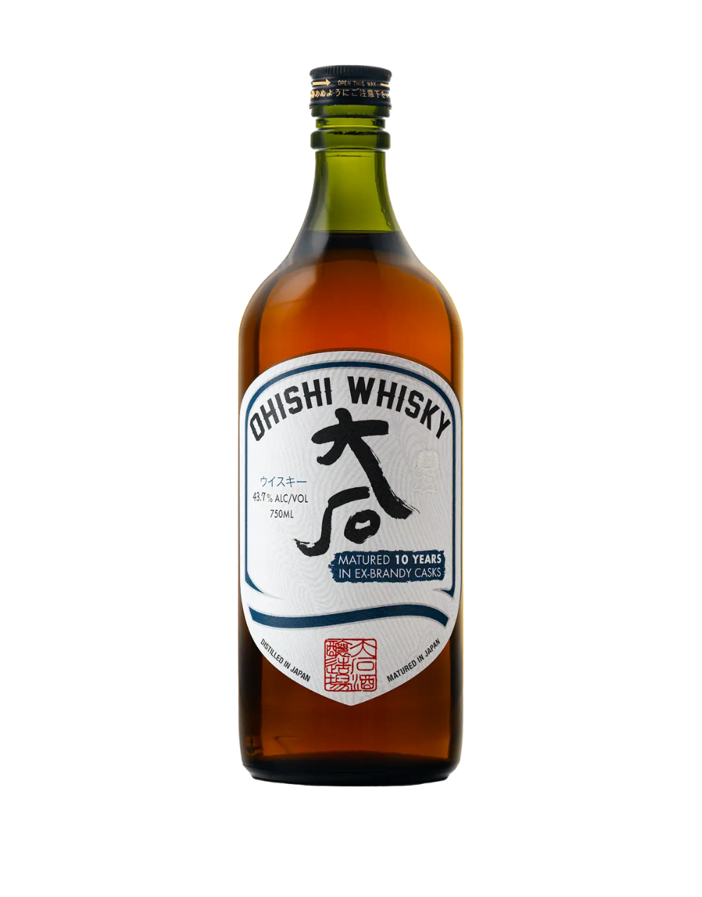 OHISHI 10 YEAR OLD BRANDY WHISKY