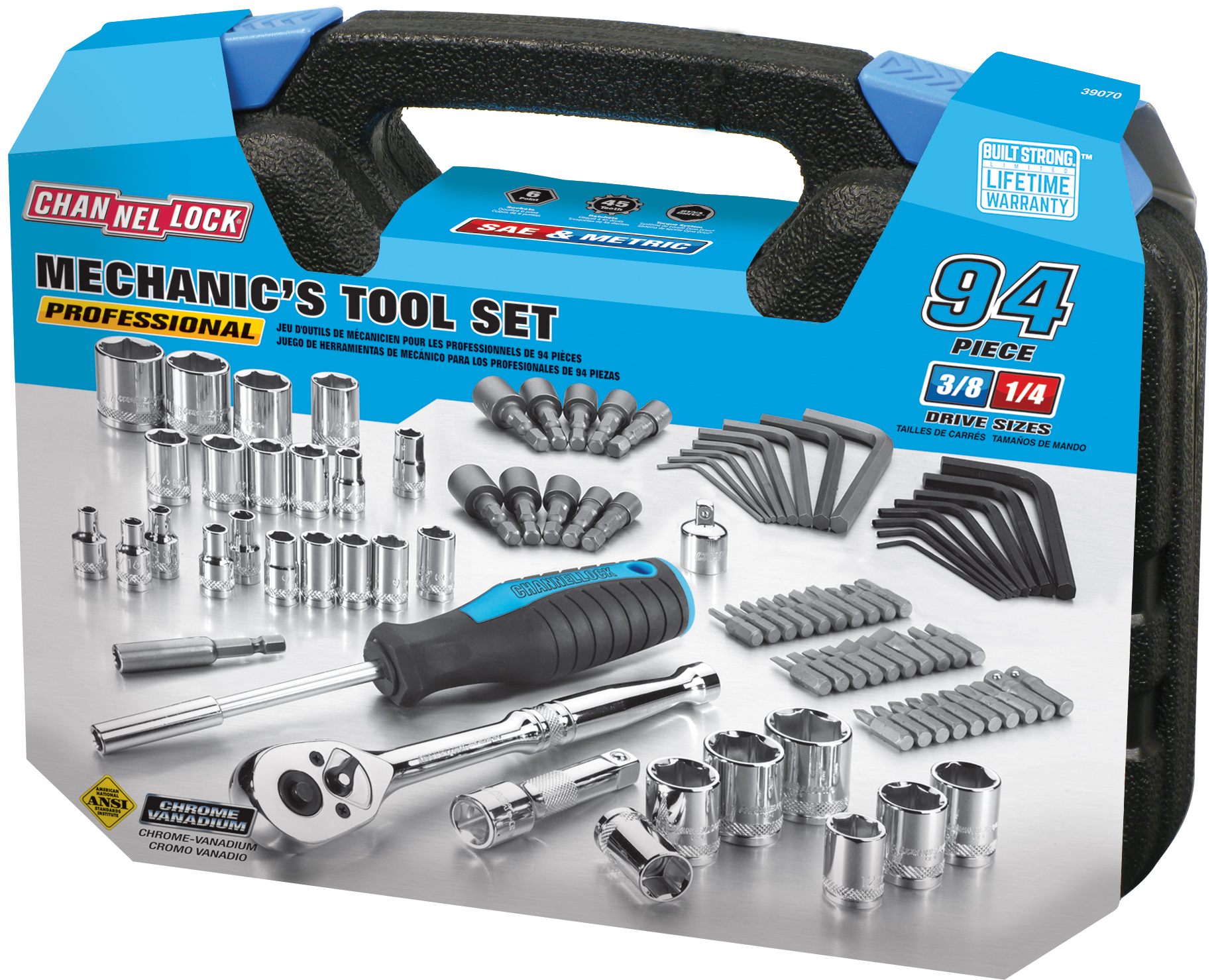 39070 94pc Mechanic's Tool Set